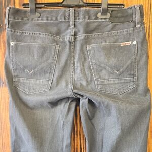 Hudson Jeans Men's Charcoal Straight Leg Button-fly, Size 32